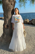 Jupe en voile Inès - Blanche