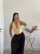 Top Lia - Jaune