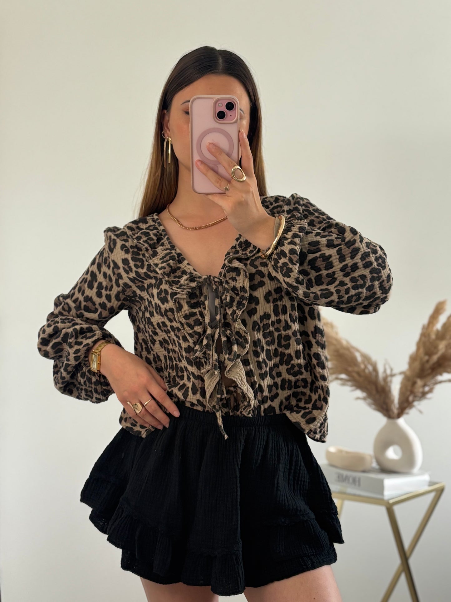 Jupe-short Anaïs - Noire