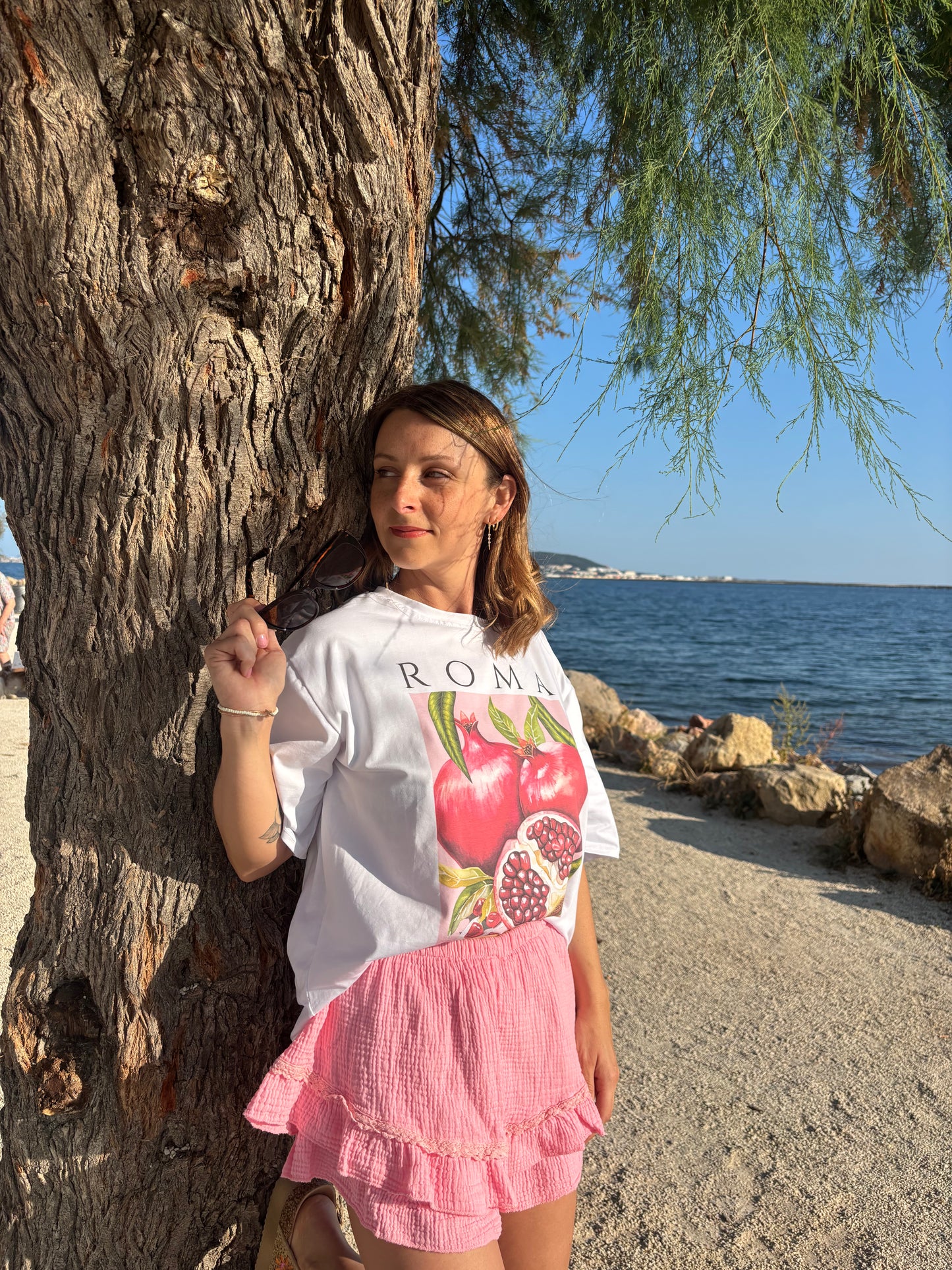 Jupe-short Anaïs - Rose