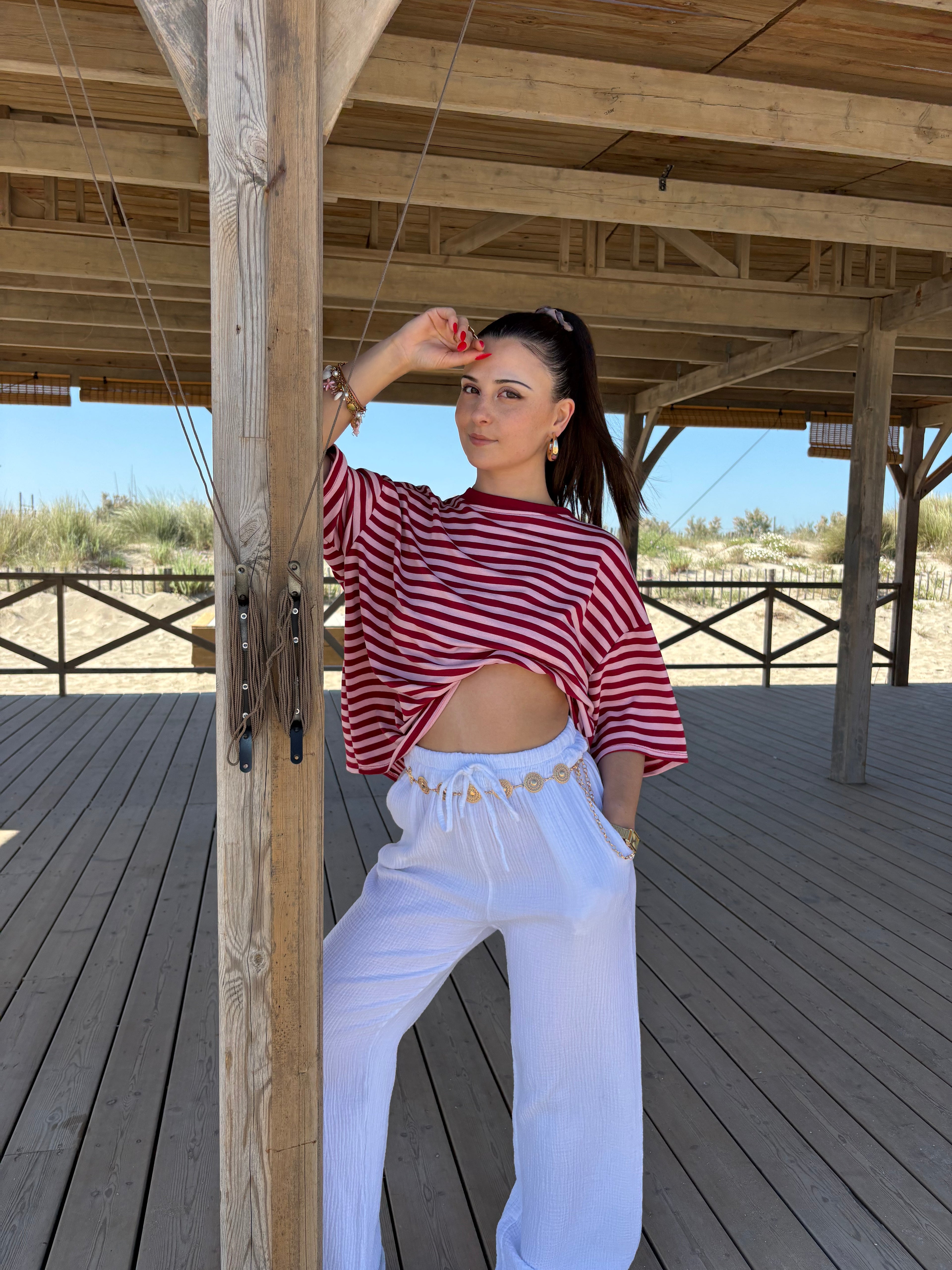 Pantalon Lina - Blanc