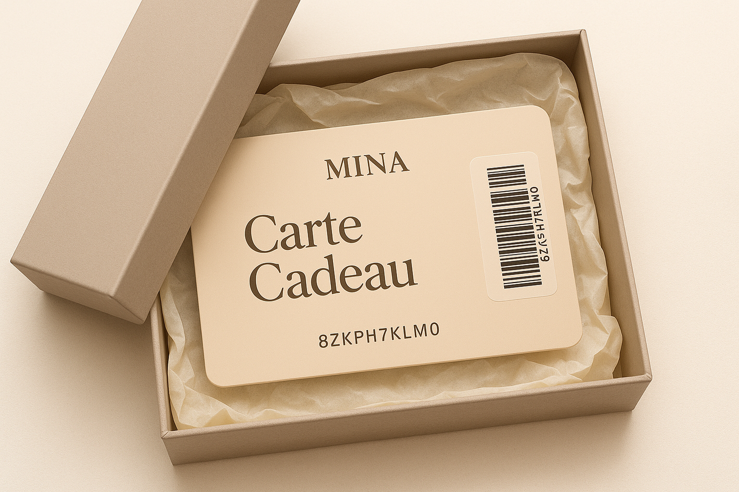 Carte-cadeau Mina