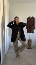 Blazer asymétrique - Noir