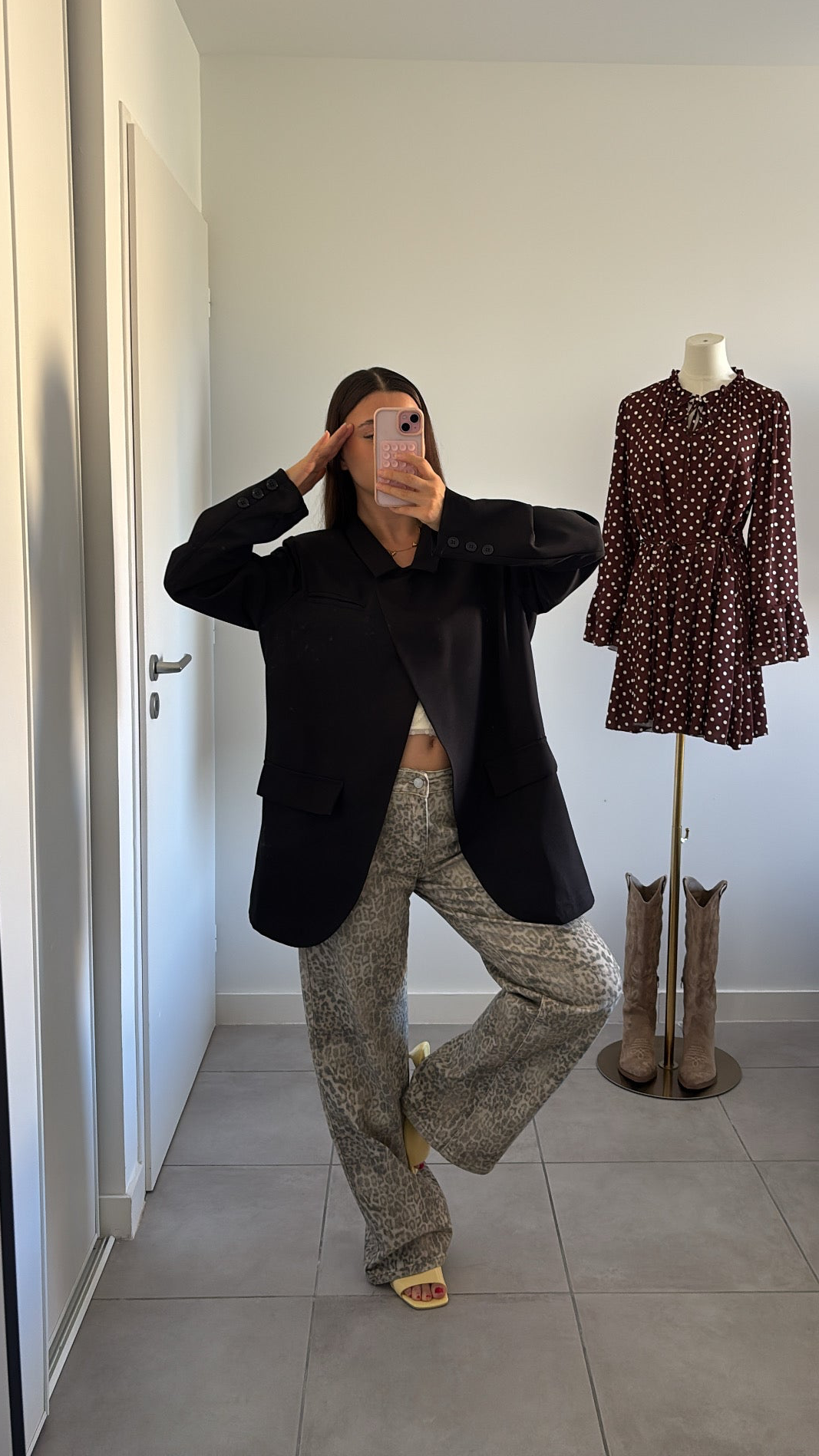 Blazer asymétrique - Noir