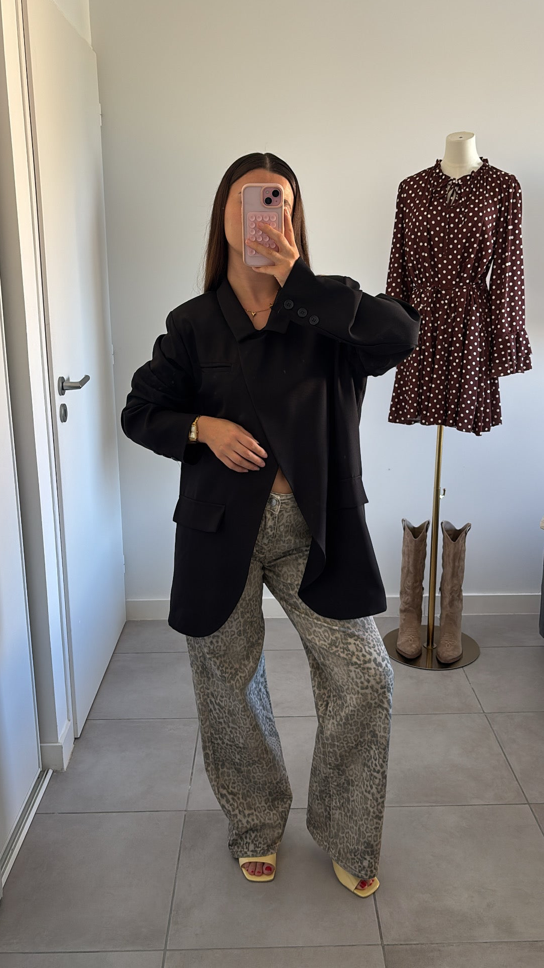 Blazer asymétrique - Noir