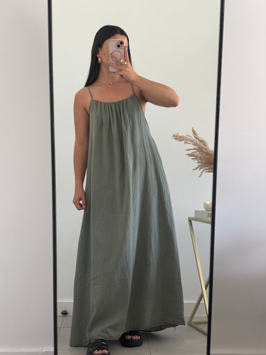 Robe Zélie - Kaki