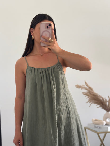 Robe Zélie - Kaki