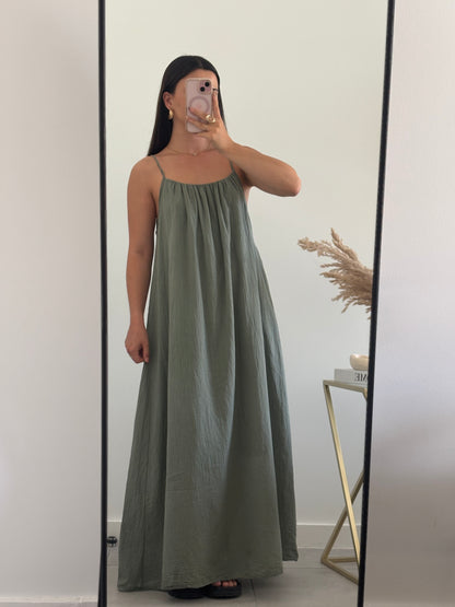 Robe Zélie - Kaki