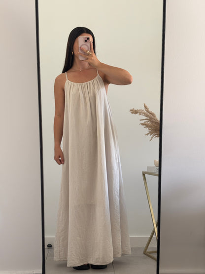 Robe Zélie - Beige