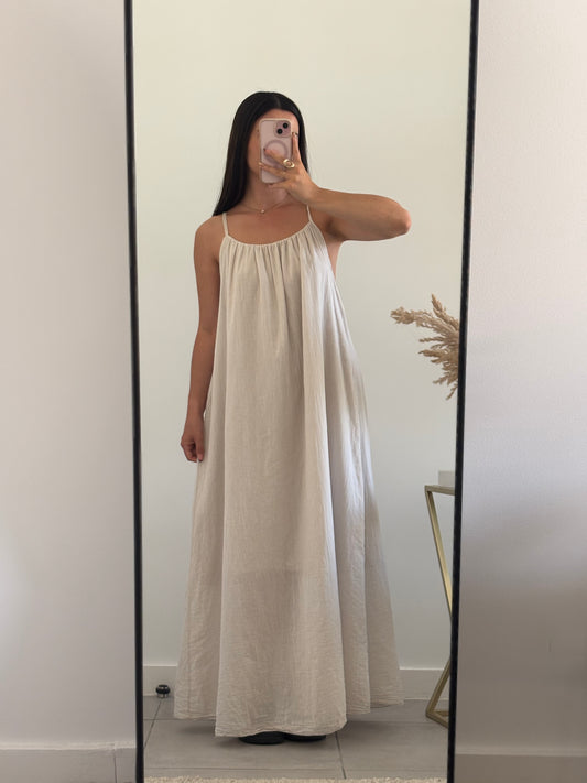Robe Zélie - Beige