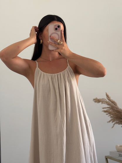 Robe Zélie - Beige