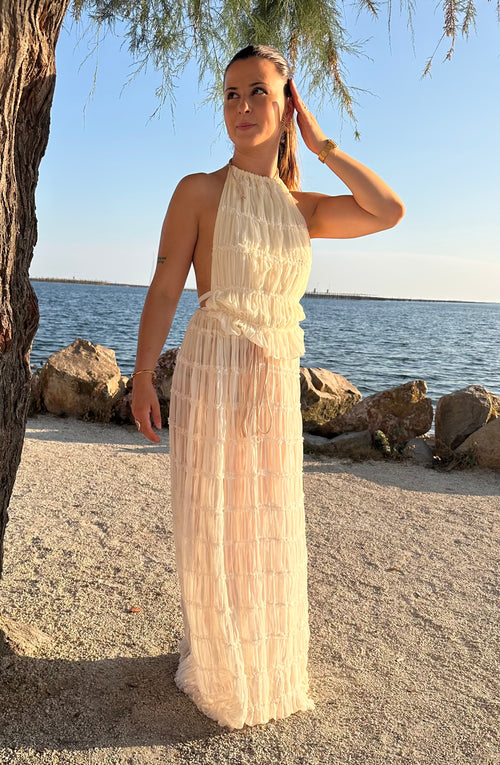 Ensemble bohème Léna - Crème