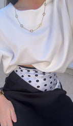 Foulard à pois