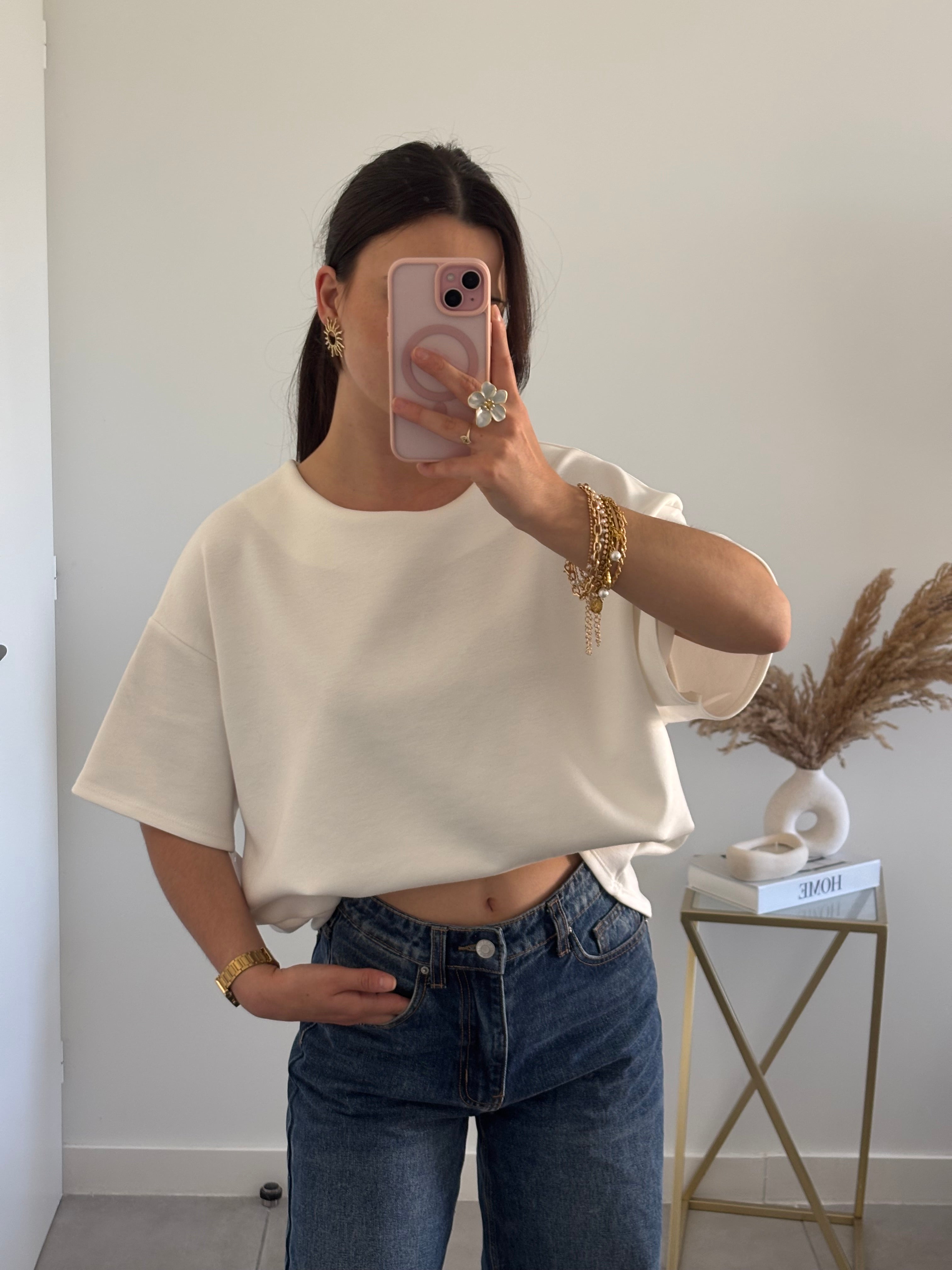 T-shirt Éléna - Blanc
