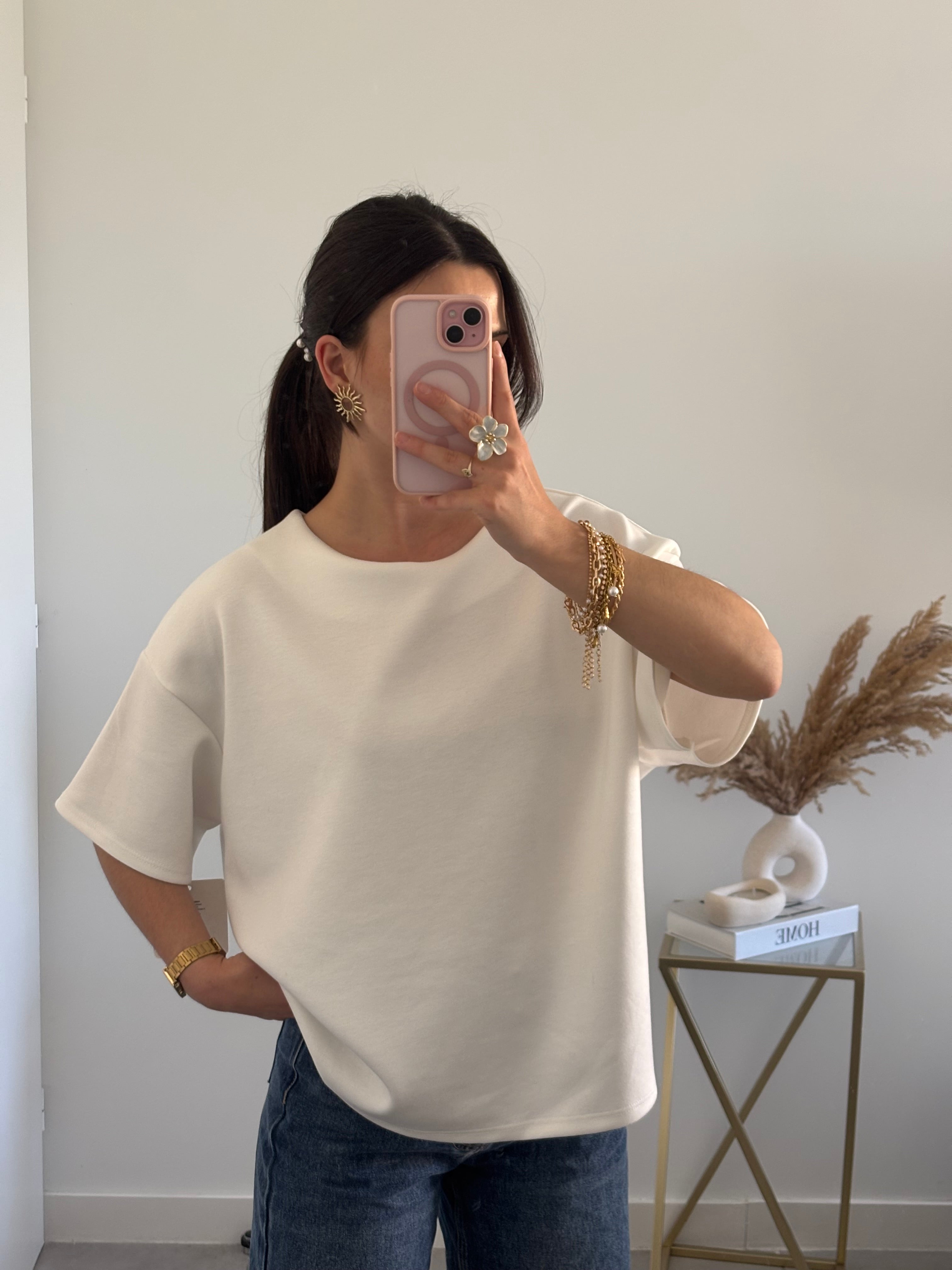 T-shirt Éléna - Blanc
