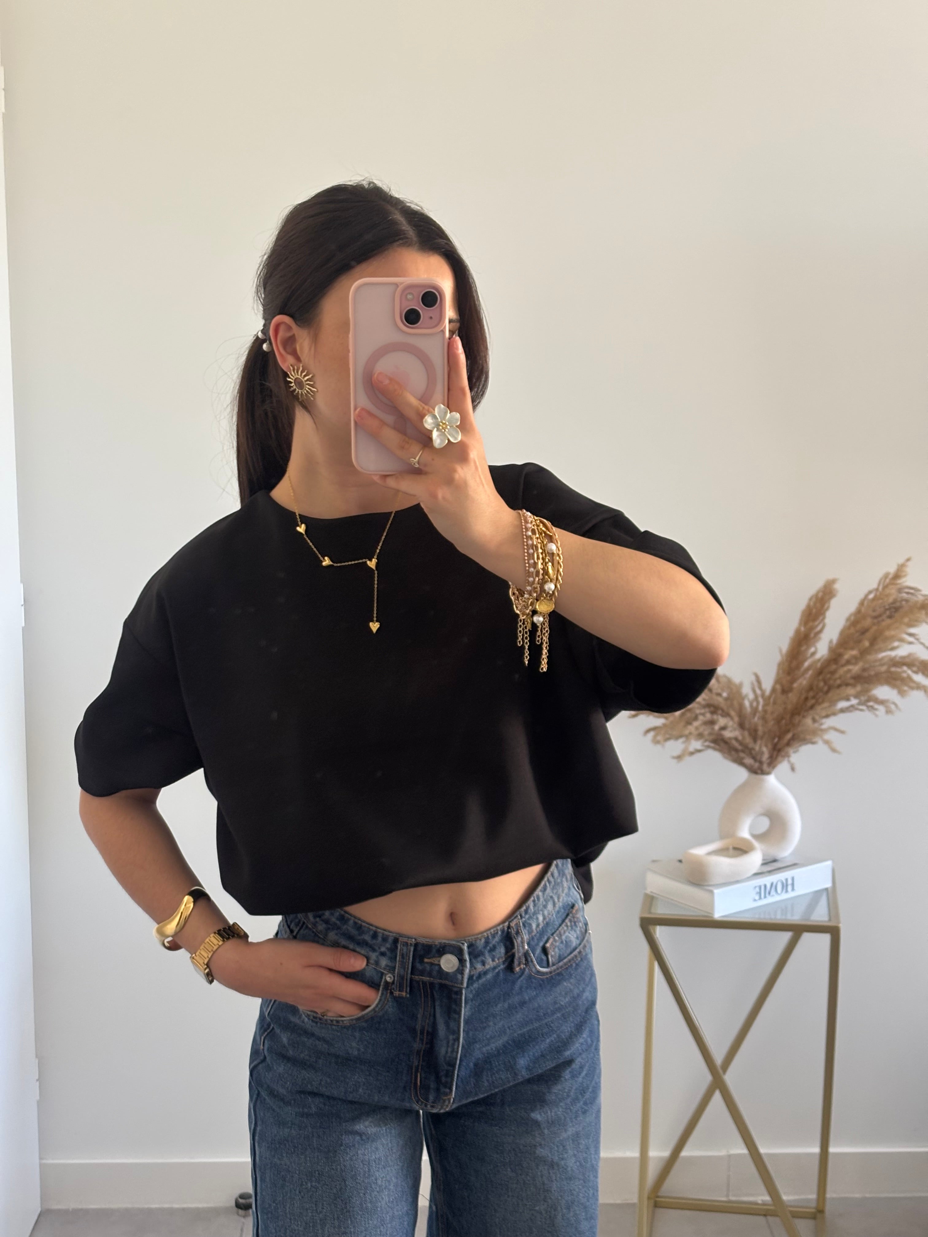 T-shirt Éléna - Noir
