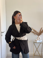 Blazer asymétrique - Noir