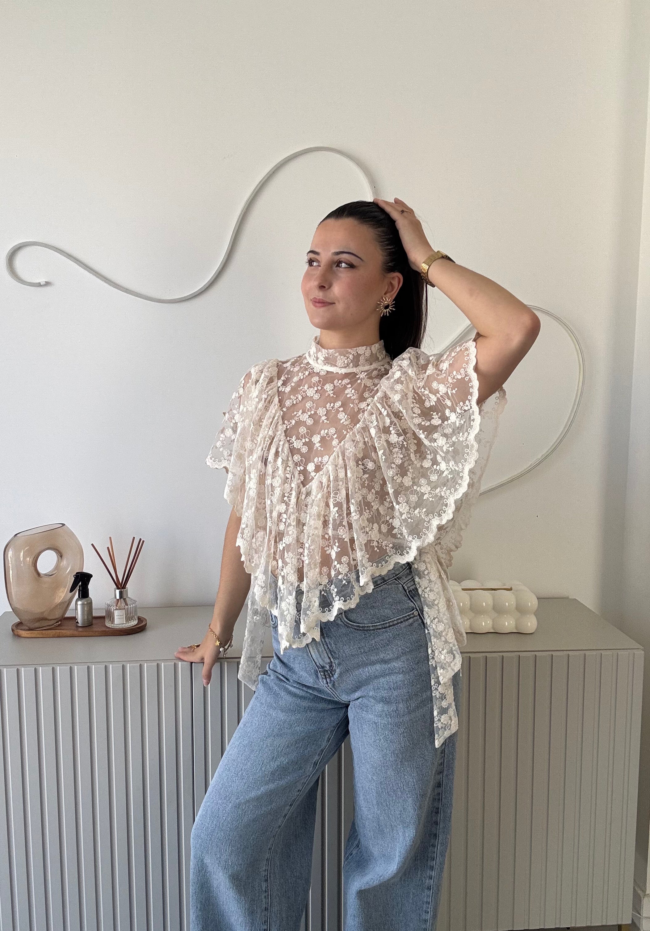 Blouse Alia - Écru