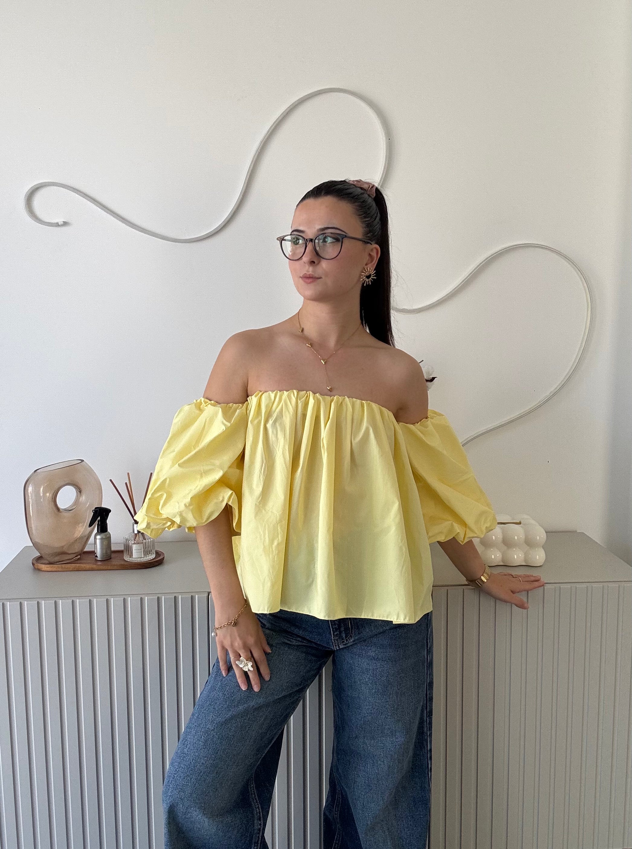 Blouse Jade - Jaune