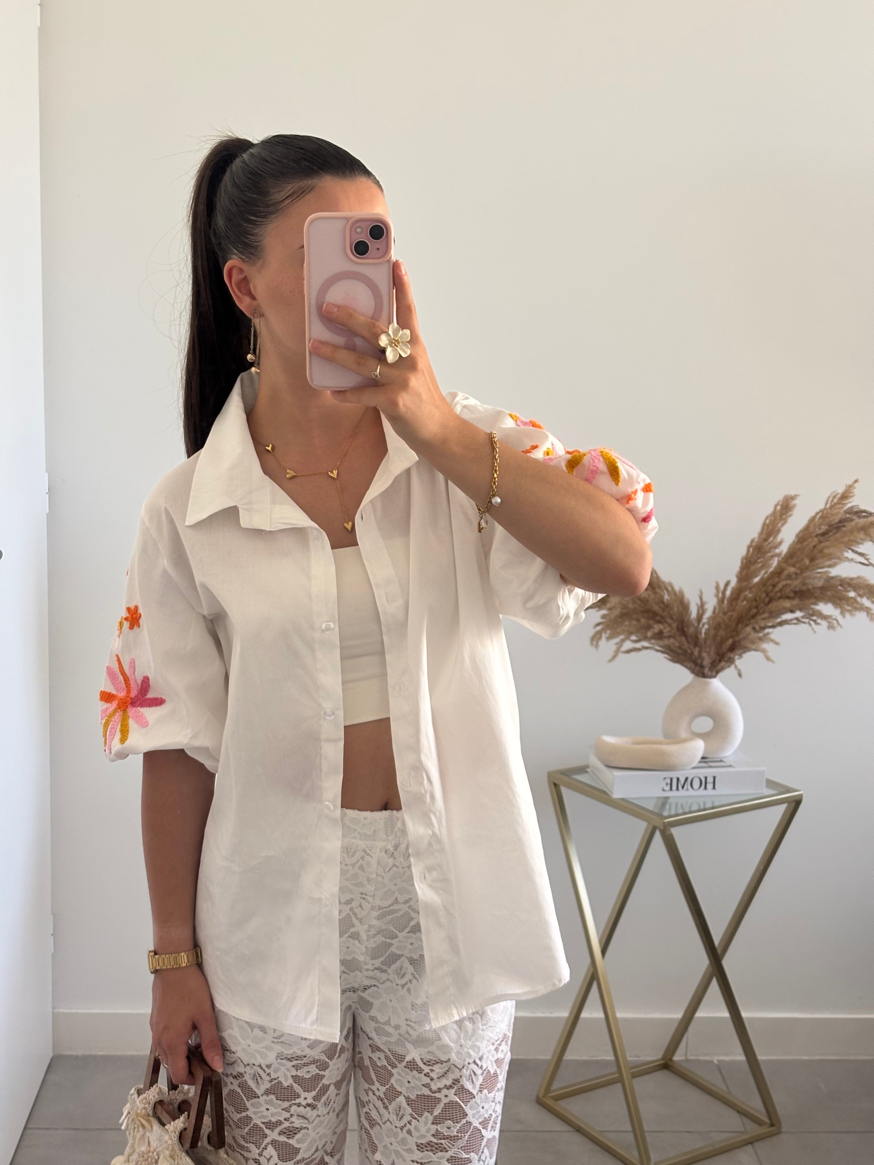 Chemise Nina - Blanche