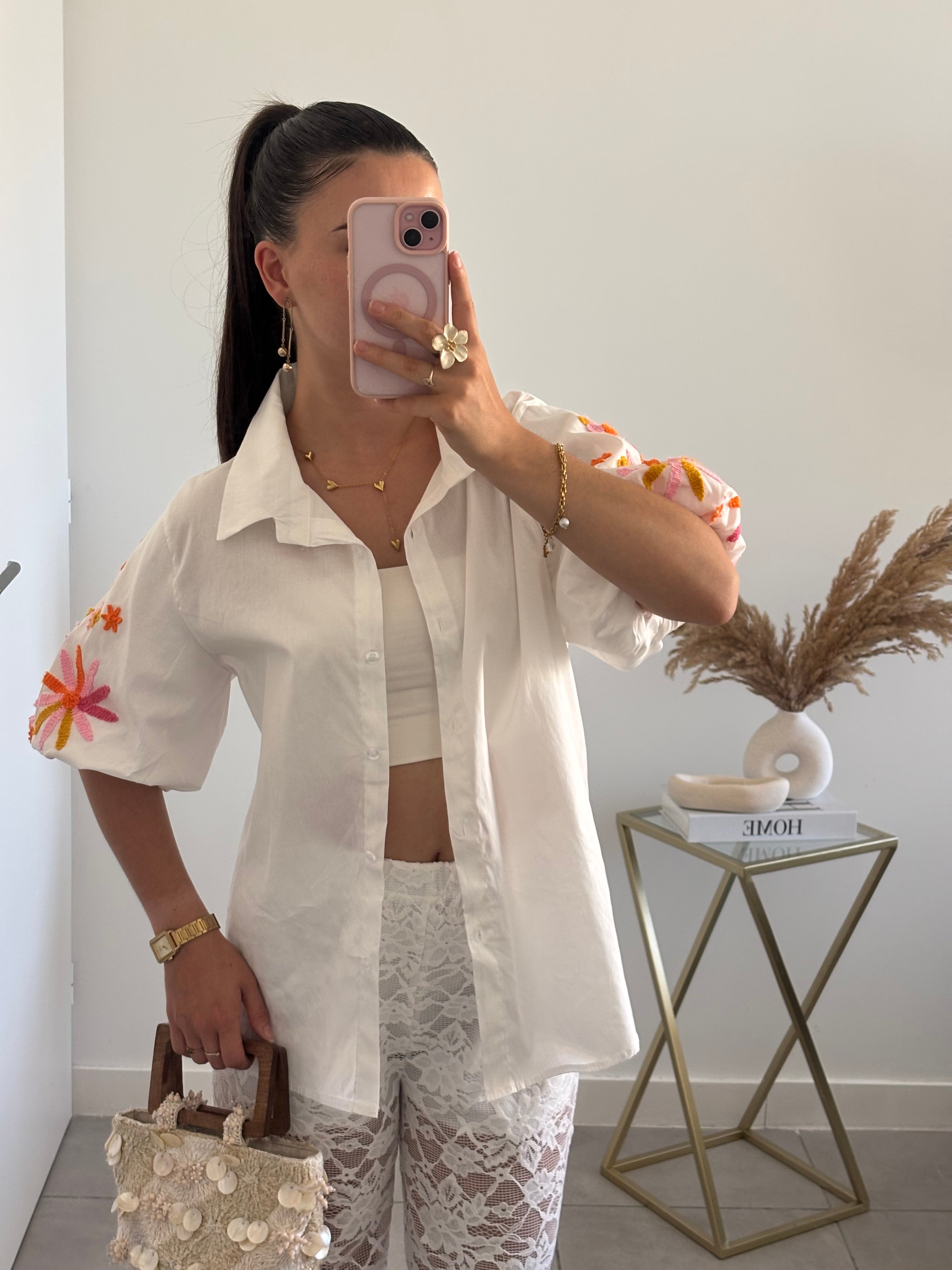 Chemise Nina - Blanche