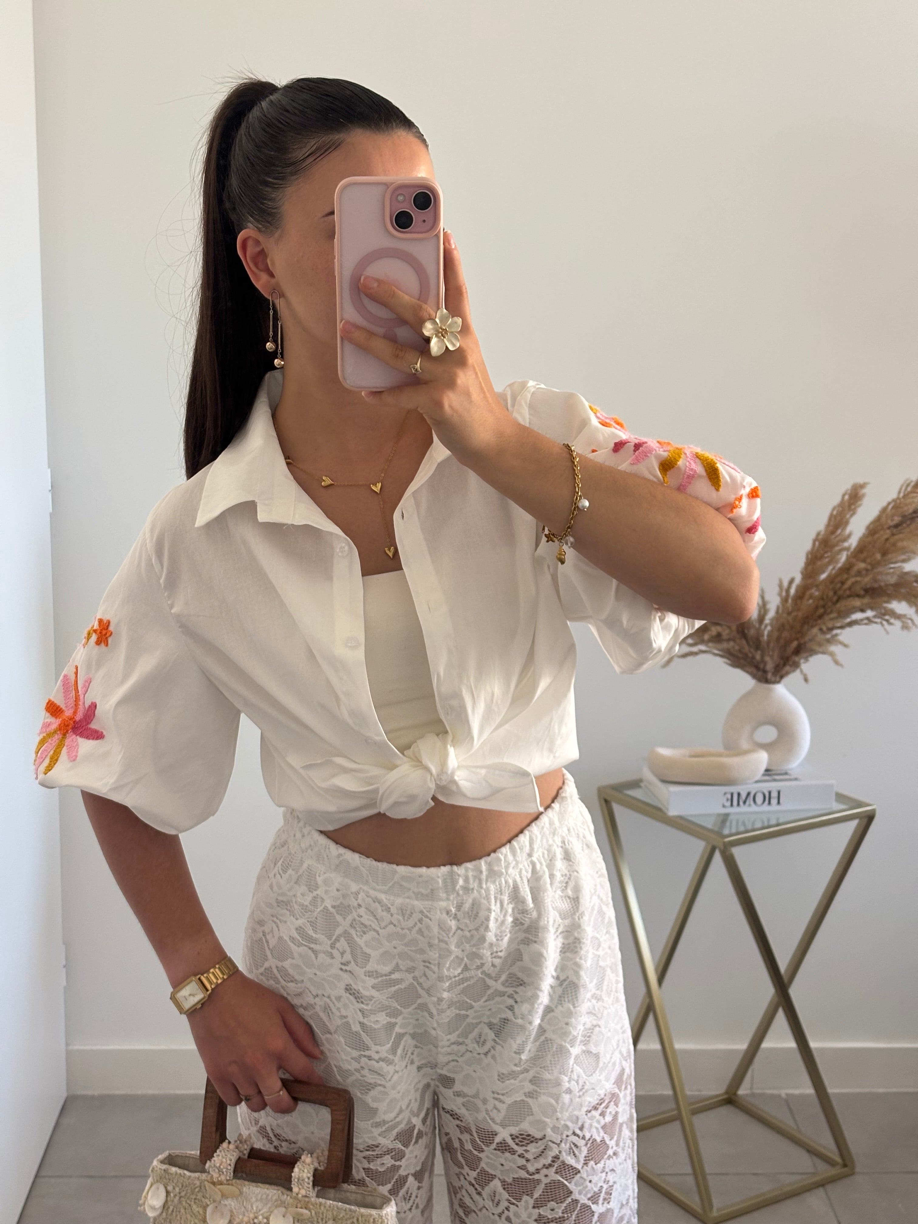 Chemise Nina - Blanche