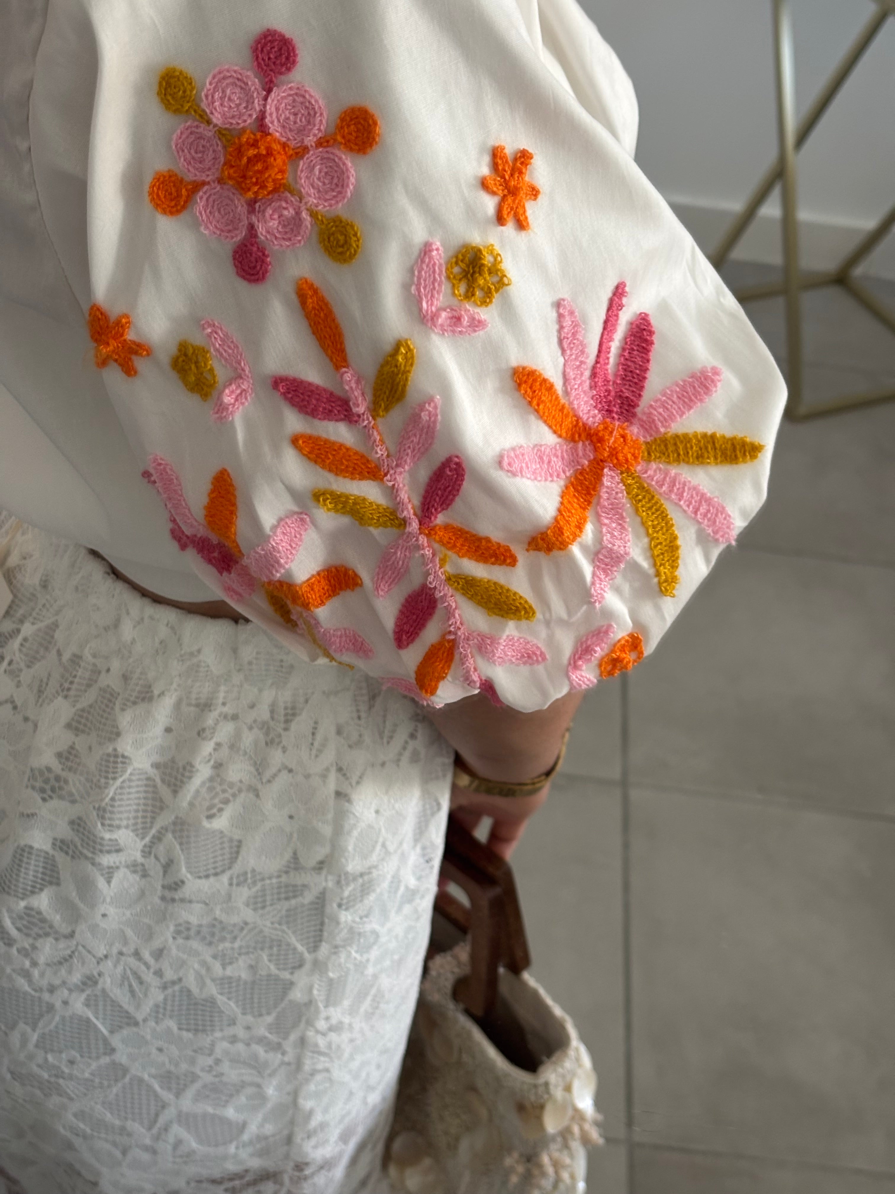 Chemise Nina - Blanche