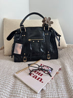 Sac Rosa - Noir Brillant