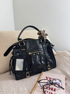 Sac Rosa - Noir Brillant