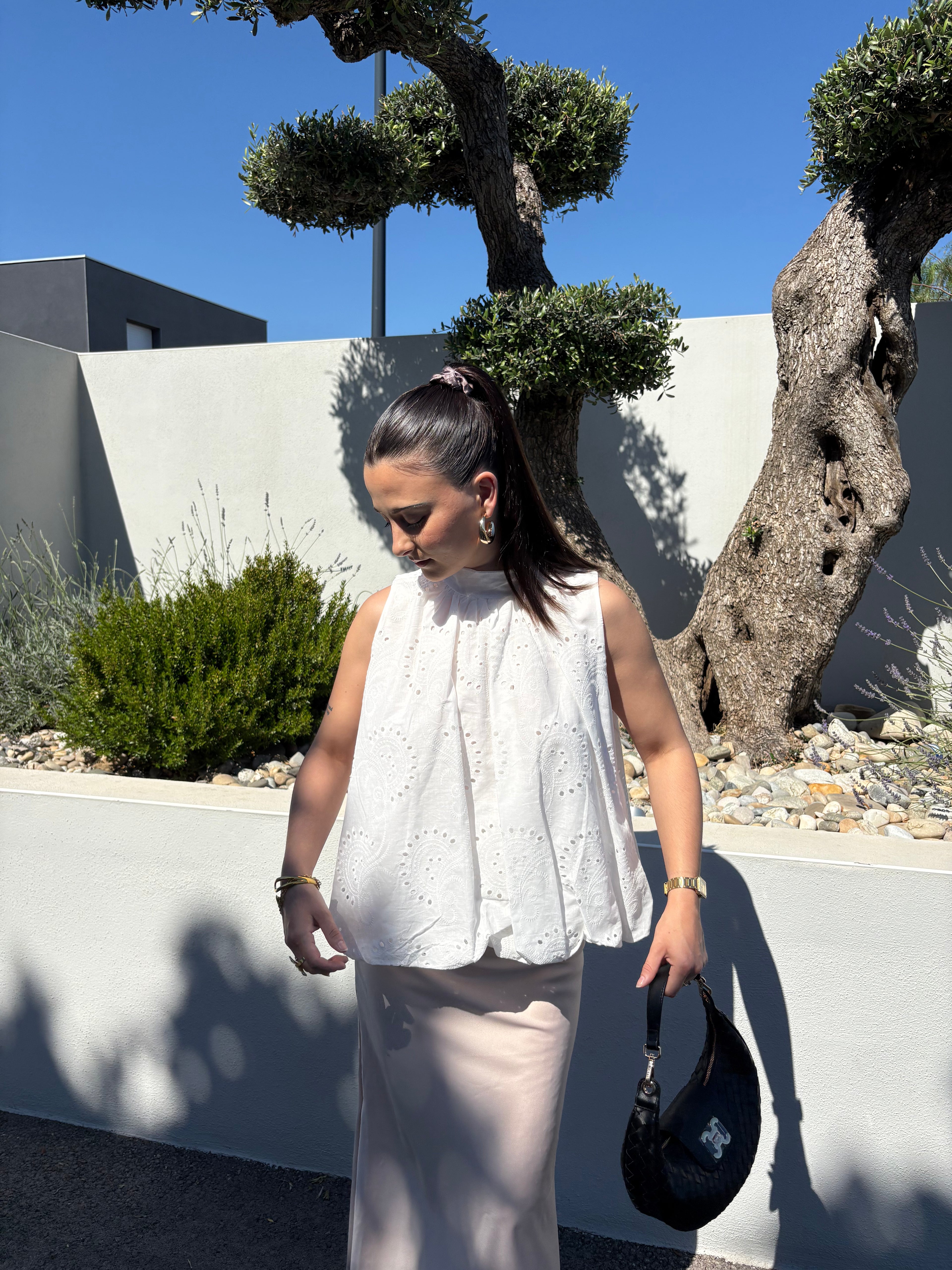 Blouse Selena - Blanc