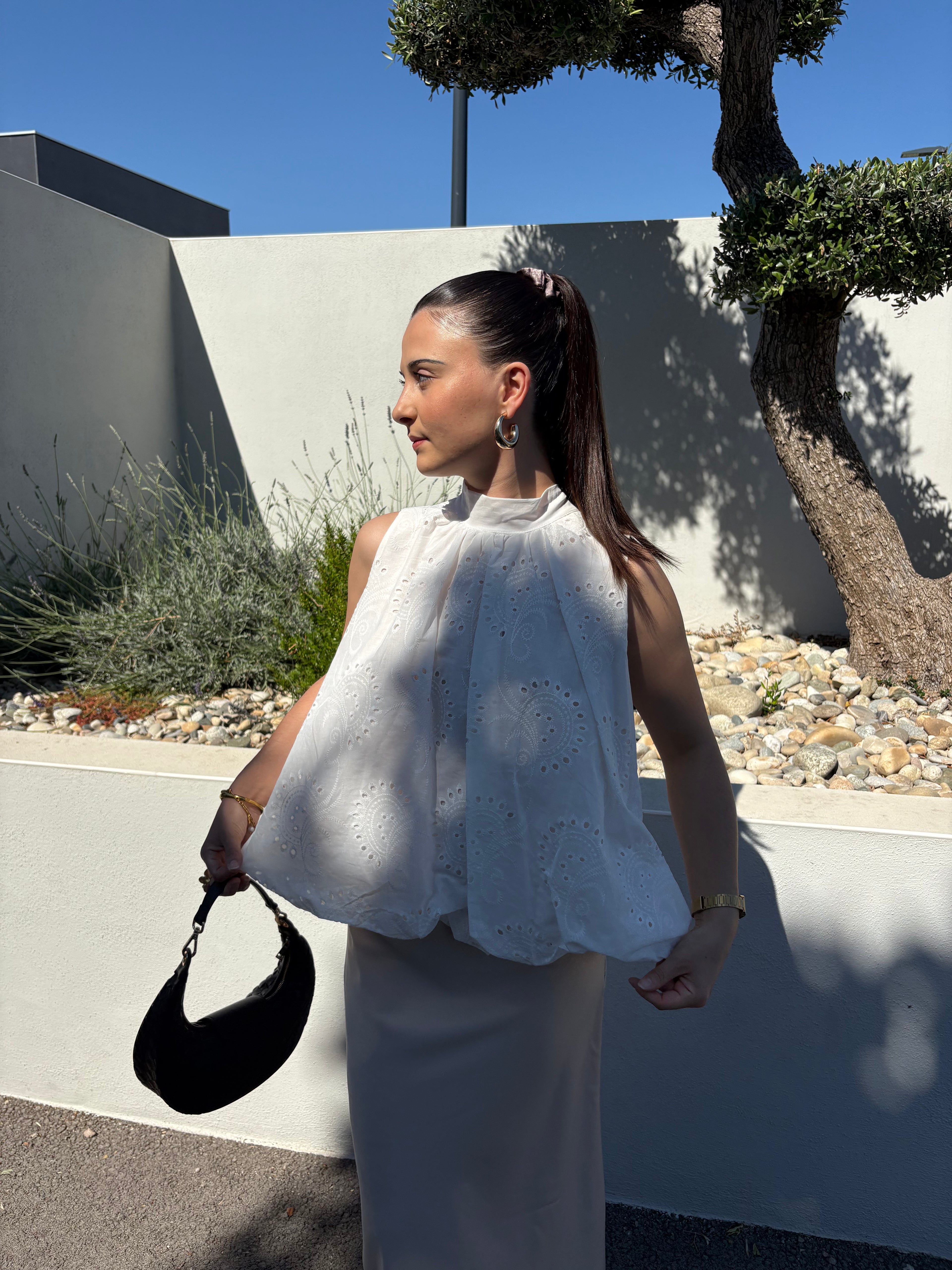 Blouse Selena - Blanc