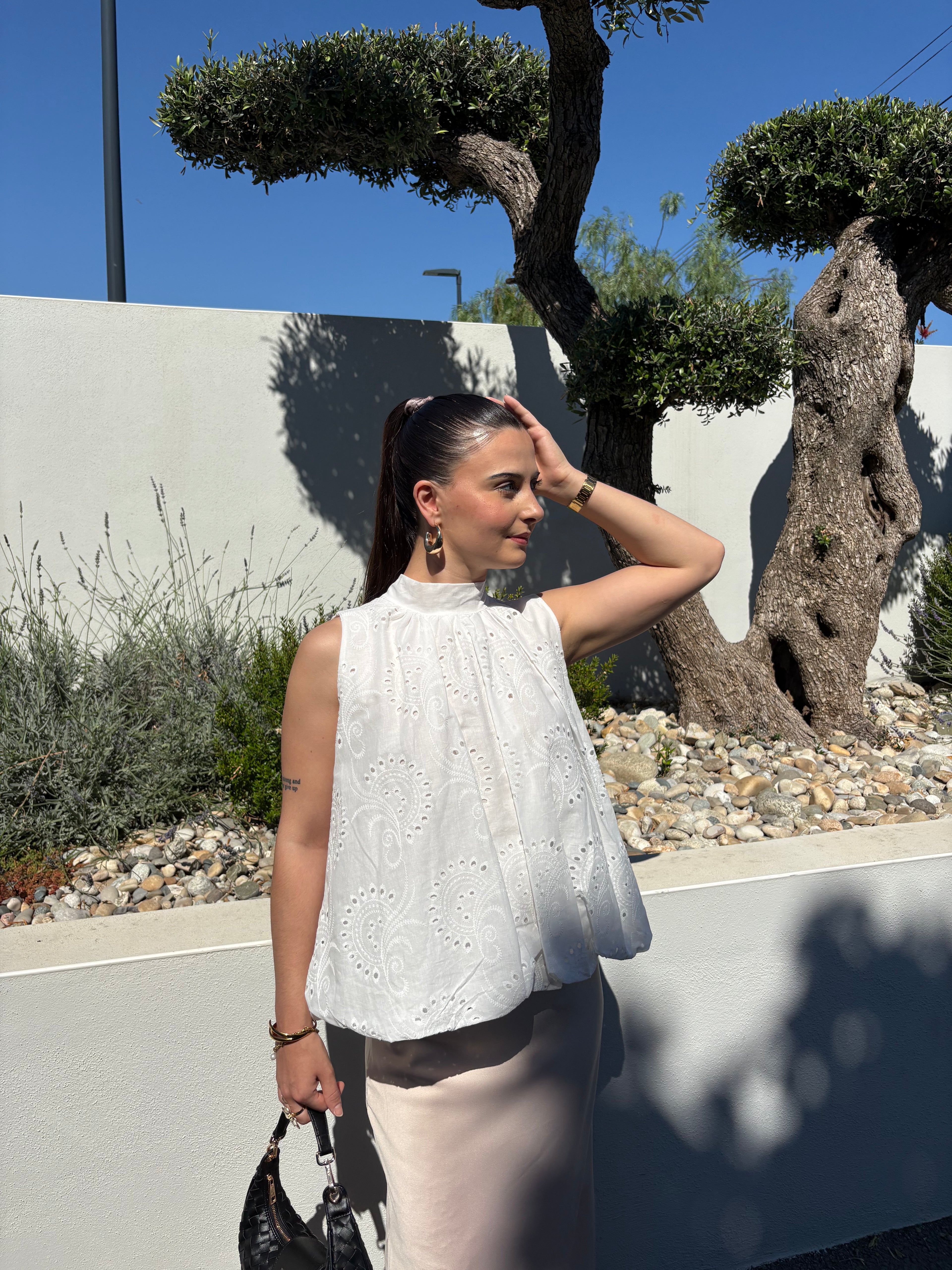 Blouse Selena - Blanc