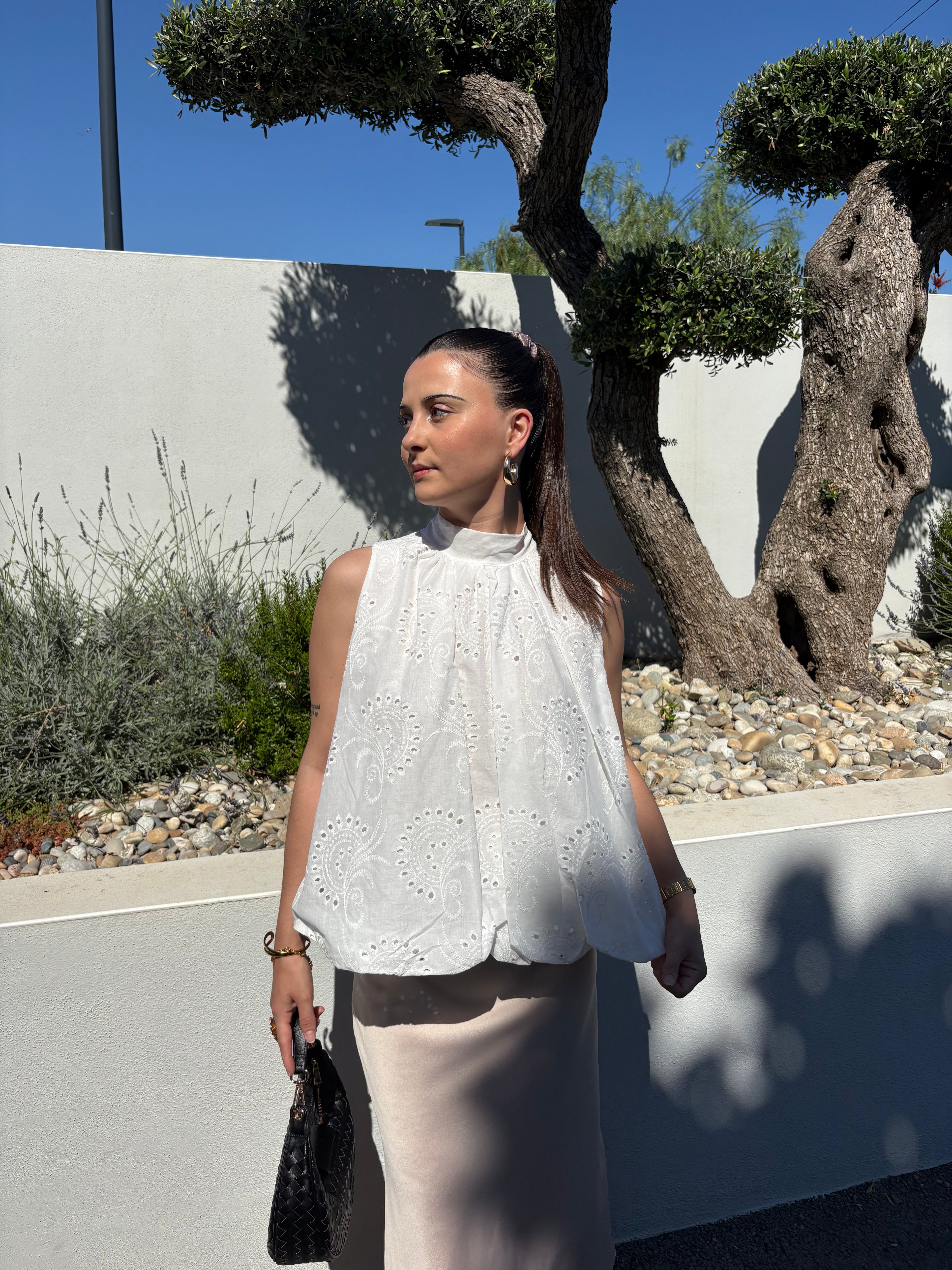 Blouse Selena - Blanc