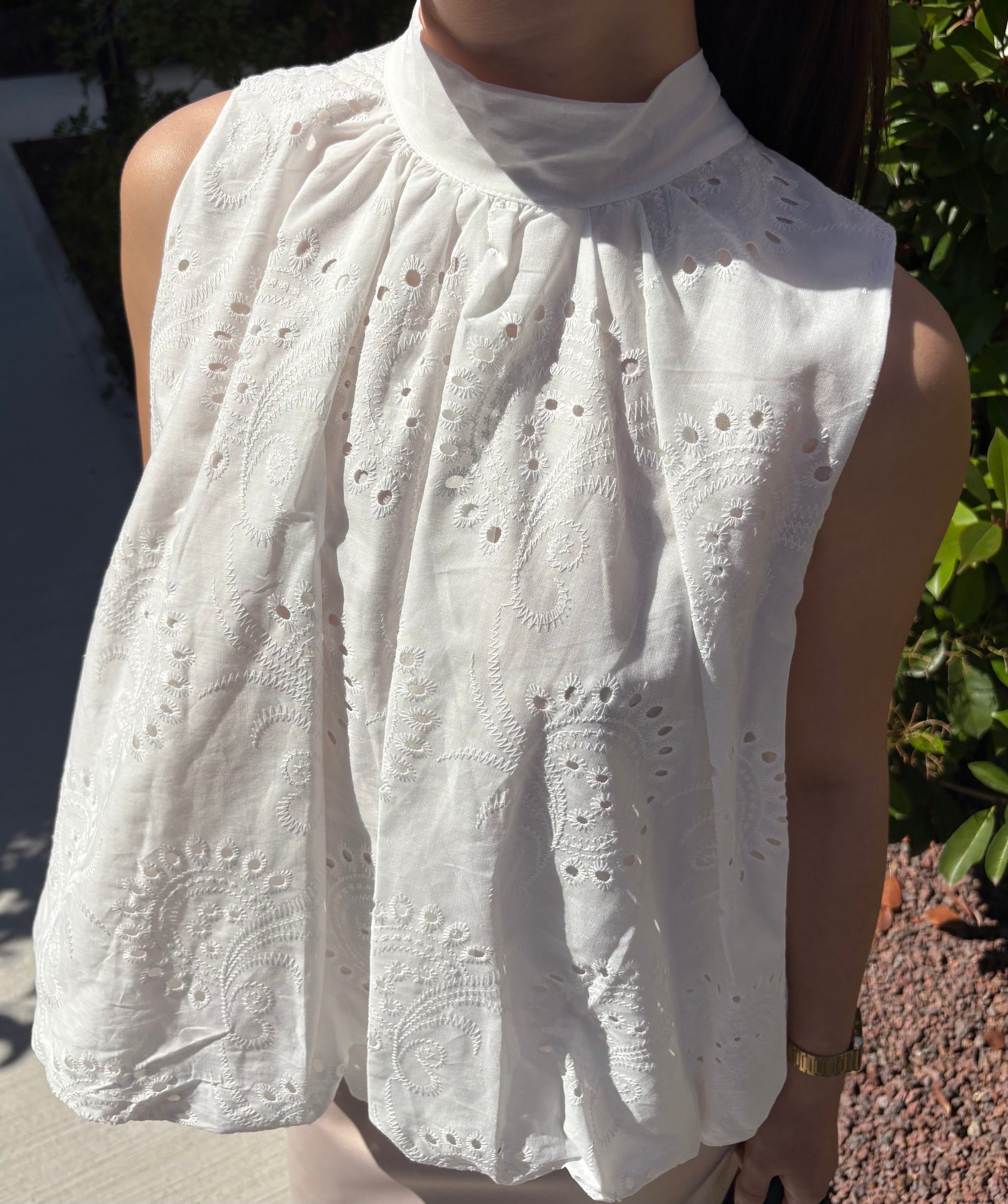 Blouse Selena - Blanc