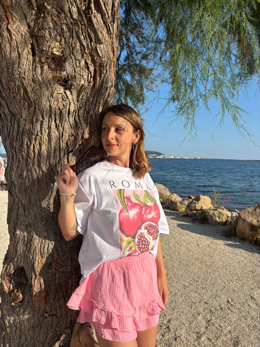 Jupe-short Anaïs - Rose