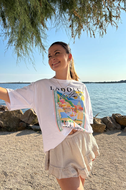 Jupe-short Anaïs - Beige