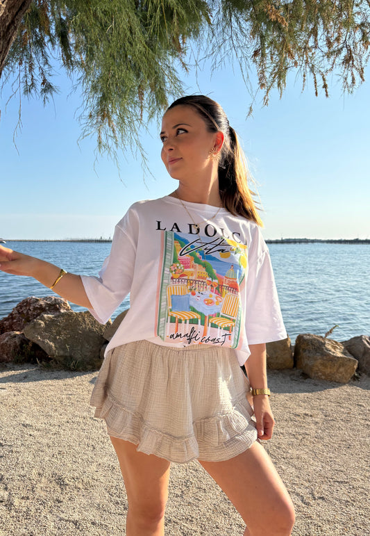 Jupe-short Anaïs - Beige